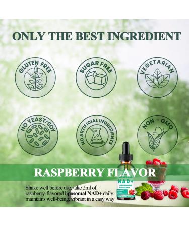 NAD Supplements for Women & Men Liposomal NAD Nicotinamide Riboside Resveratrol 900mg TMG Quercetin Vitamin B3 Organic Liquid NAD Resveratrol Supplement for Longevity Energy Anti-Aging Focus Raspberry 2 Fl Oz (Pack  - Buy Online on GoSupps.com