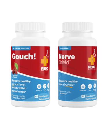 Redd Remedies Gouch! 60 Capsules and Nerve Shield 60 Capsules