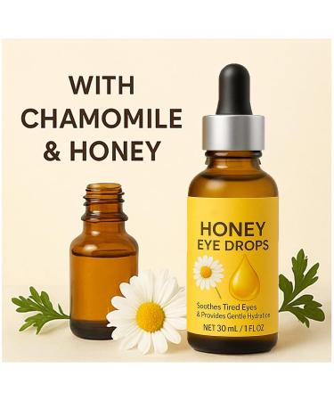 Genuine Honey Eye Cleansing Serum Daily Under Eye Care for Dark Circles Puffiness & Fine Lines Honey Extract Eye Treatment Cream/Essence - Buy Online on GoSupps.com