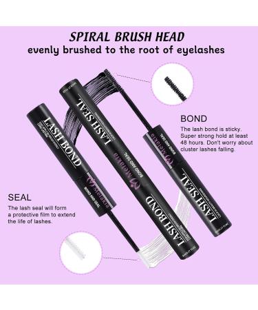 Lash Bond and Seal - Melakia Cluster Lash Extension 10ml | Super Strong Hold Long Lasting DIY Lash Adhesive - Buy Online on GoSupps.com