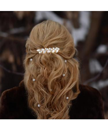 FOMIYES Rhinestone Wedding Hair Comb Bride Bridal Hair Clip Women Crystal Hair Pieces Headpiece Hair Pins Bridesmaids Flower Girls Hair Barrettes Hairpin Hair Accessories Jewelry - Buy Online on GoSupps.com