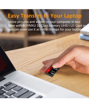 BOYMXU Professional 1000x Class 10 64GB Memory Card - U3 High Speed for Computer, Cameras, and Camcorders - Up to 95MB/s - Red/Black - Buy Online on GoSupps.com