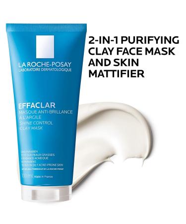 La Roche-Posay Effaclar Clarifying Clay Face Mask - Unclogs Pores, Controls Shine, for Oily Skin - Buy Online on GoSupps.com