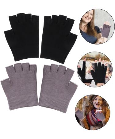 Healeved 4 Pairs Half Finger Moisturizing Gloves Dry Hand Glove Fingerless Winter Mitten Bedtime Gloves Sleeping Gloves Knit Mittens Cosmetic Gloves Gel Touch Screen Dry Hands Women's - Buy Online on GoSupps.com