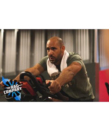 The Rag Company Spa & Yoga Towel 6-Pack - Ultra Soft Microfiber Gym Towel Set - Fast Drying & Super Absorbent - 16in x 27in - White - Buy Online on GoSupps.com