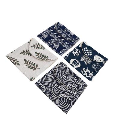 SEWOART Feminine Care 4pcs Aunt's Towel Storage Bag Make up Organizers Bag Purse Purse for Women Pad Holder Tampon Storage Bag Menstrual Pad Pouches Pad Holders Panties Womens Wallets