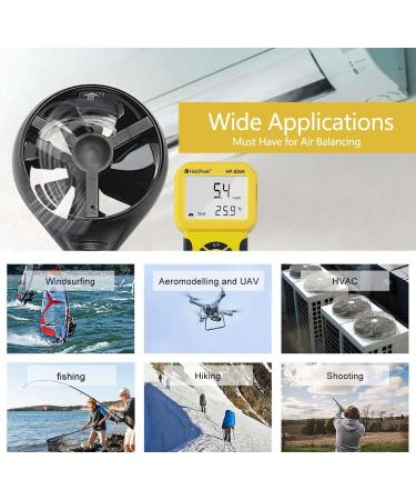 Holdpeak 826A Digital Wind Speed & Temperature Meter | Data Logger | International Shipping Available - Buy Online on GoSupps.com