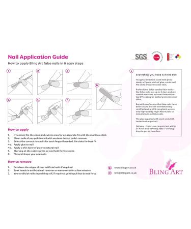 Buy False Nails Bling Art Grey Pearly Oval - 24 Medium Tips | High-Quality Artificial Nails for Elegant Nail Art - Buy Online on GoSupps.com