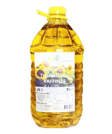 Huile de Tournesol Raffin e UILI 5L/Bidon - Lot de 1 2 3 4 et 5 Bidons - Livraison Gratuite France - Exp dition depuis France ar la st Bo Timei (2)