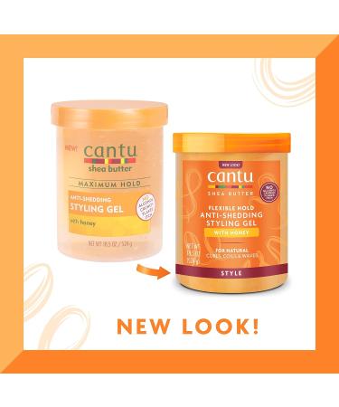 Cantu Anti-Shedding Styling Gel with Honey 524g - Strengthen and Style Your Hair - Buy Online on GoSupps.com