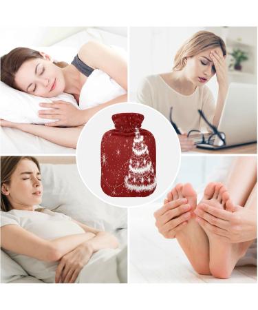 Buy KCLDECI 2L Hot Water Bottle with Christmas Tree Cover - Foot Warmer for Pain Relief & Heats Therapy | Best Hot Water Bag for Cramps - Buy Online on GoSupps.com