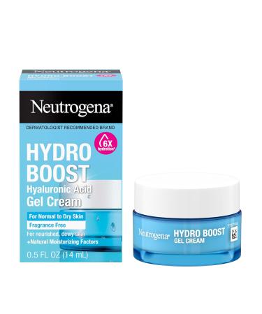 Neutrogena Hydro Boost Gel Cream Fragrance Free Hyaluronic Acid Facial Moisturizer for Normal to Dry Skin Lightweight Gel Moisturizer for Hydrated Nourished and Dewy Skin 0.5 fl. oz - Buy Online on GoSupps.com