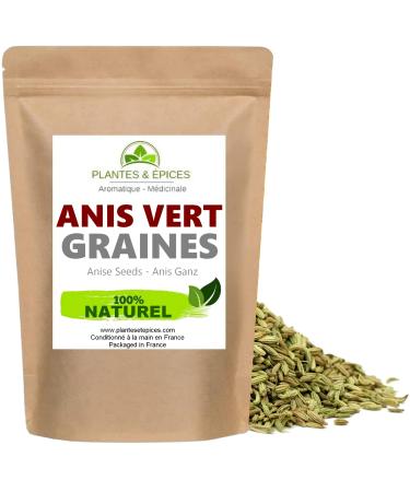 Green Aniseed Seeds 100% Natural – Resealable Biodegradable Freshness Bag (100 g)