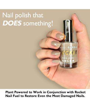 BeautyGARDE Rocket Nail Fuel & Polish Nail Care 2 Pack - Gender Neutral Nail Strengthener & Growth Treatment, 7-Free Nonie Cr me Polish - 1 Oz - Buy Online on GoSupps.com