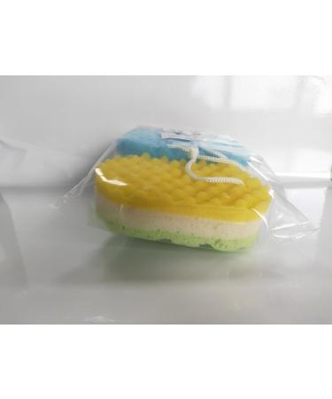 Trsnzul Bathing Sponge Set - 6 Soft Shower & Massage Sponges for Soothing Skin & Exfoliation - Perfect Body Care Accessories - Buy Online on GoSupps.com