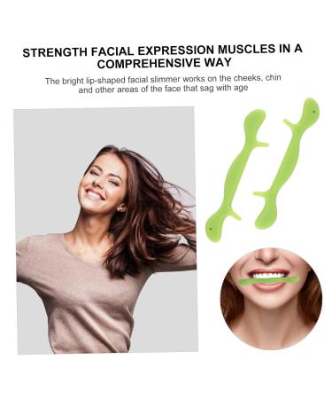 FRCOLOR 3pcs Orthotic Lip & Gum Exerciser - Anti-Wrinkle Face Slimmer - Mouth Tightener & Beauty Tool - Green - Buy Online on GoSupps.com