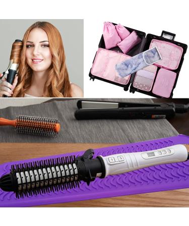 Silicone Heat Resistant Curling Iron Case & Neoprene Straightener Holder Bag | 2 PCS Travel Hair Tools Organizer - Buy Online on GoSupps.com