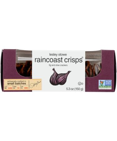 Lesley Stowe Crisps Fig and Olive, 5.3 oz