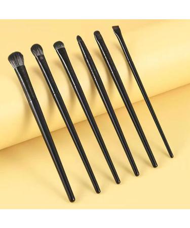 Soft Hair 6pcs Eye Shadow Brush Kit Strong Powder Grasping Detail Makeup Brushes for Eyes Easy to Use and Clean Suitable for Creating Attractive Eye Makeup - Buy Online on GoSupps.com