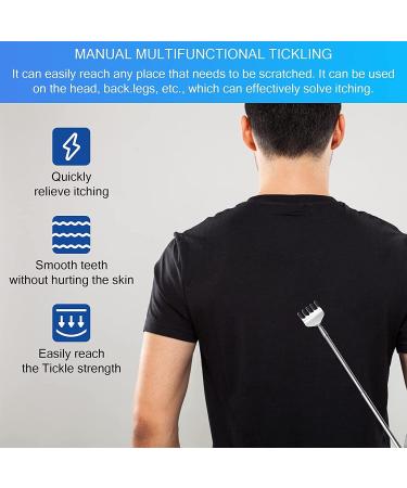 Premium Hualiang 3-Piece Back Scratcher Set | Telescopic & Portable | Relief from Itching | Ideal for Back & Head Itch Relief | Includes Storage Bag - Buy Online on GoSupps.com
