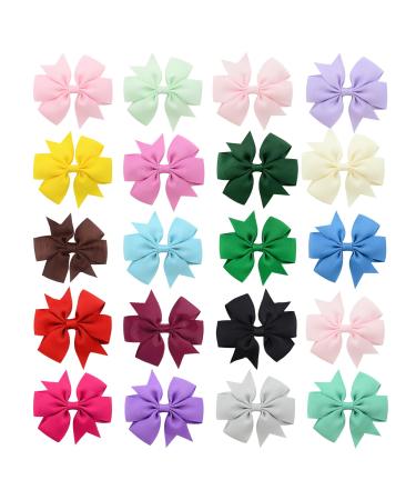 LHLZNB bow hair clips hair accessories for girls butterfly clips small hair clips Colorful Glitter Sequin Hair Clips Barrettes Hair Styling Accessories for Toddlers Kids Girls