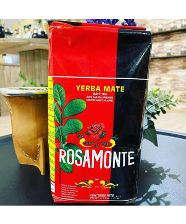 Hreniuk SA (Rosamonte) Yerba Mate Tea Set Rosamonte Traditional 1kg + Rosamonte Suave Special Selection 05 kg Mate Tea from Argentina Mate Tea made from mate leaves mate pieces and finely ground leaves Traditional 1 kg + S  - Buy Online on GoSupps.com