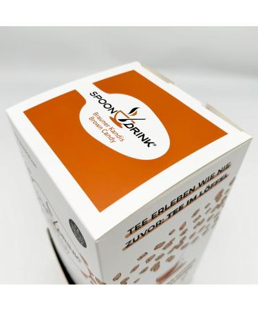 Spoondrink Brauner Kandiszucker Tower - 150 Perfectly Dosed Sugar Sticks for Tea | International Shipping - Buy Online on GoSupps.com