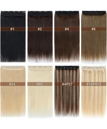 Hair Extensions Hair Extensions Remy Human Hair Extensions Invisible 5 Clips Hairpiece Thick Hair Extensions Natural Hairpiece for Women Hair Pieces(#60 8inch 60g) 8inch 60g #60 - Buy Online on GoSupps.com