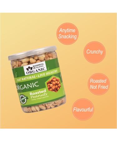 Blessfull Healing Organic Natural Vegan Honey Roasted Peanuts Crunchy Healthy Snacks 250 Gram - Buy Online on GoSupps.com