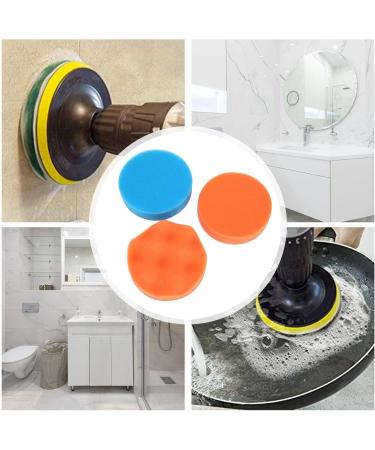 Lizusidtsy 13 Pieces Drill Power Scrubber Brush Scouring Pads & Sponge Cleaning Kit - All Cleaner Scrubbing Cordless Drill - Buy Online on GoSupps.com
