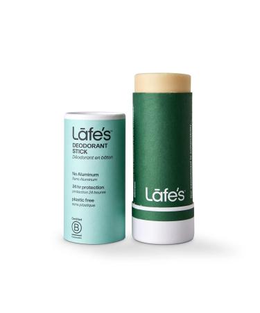 Lafe's Natural Deodorant | 2-Pack 2.25oz Plastic Free Natural Deodorant Stick in Paper Packaging | Aluminum Paraben and Baking Soda Free with 24-Hour Protection (2-Pack Cedar & Lime) Cedar & Lime 1 Count (Pack of 2) - Buy Online on GoSupps.com