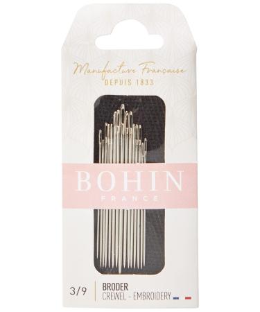 Bohin Crewel Embroidery Needles Size 3/9 15 Per Package - Buy Online on GoSupps.com