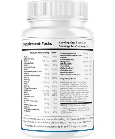 (2 Pack) Sight Easy Eye Vitamin & Mineral Supplements Capsules - Official Sight Easy Supplement Premium Advanced Formula Pills Natural SightEasy for Healthy Vision Support 120 Capsules for 2 Months - Buy Online on GoSupps.com
