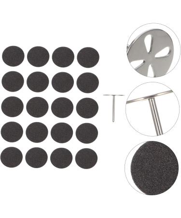 FOMIYES 4 Sets Nail Polishing Sheets Sandpaper Disc Pad Pedicure Disc Foot Sanding Pad Sanding Disc Nail Drill Bits Manicure Disc Bit Nail Forms Nail Bit Wafer Nail Flakes Stainless Steel - Buy Online on GoSupps.com