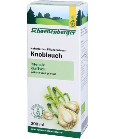 Garlic Natural Plant Extract by Schoenenberger - Pure Herbal Health Supplement for Immune Support & Wellness - Buy Online on GoSupps.com