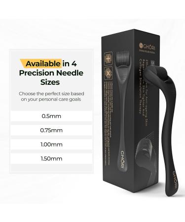 Derma Roller 1 MM | With 540 Titanium Microneedles | Premium Microneedle for Men & Women | Scalp Face & Body Roller | Hair Regrowth Treatment | Safe & Effective to Use - Buy Online on GoSupps.com