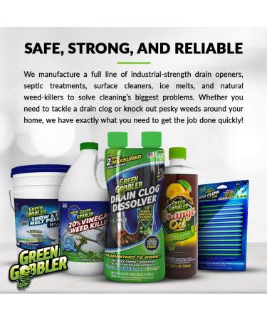 Green Gobbler Fruit Fly and Drain Fly Eliminator Gel - 1 Gallon - Buy Online on GoSupps.com