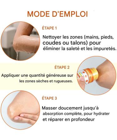  WJnflQN Stick Heel Cracks | Heel Balm - 40g Moisturizing Stick Intense Hydration Cream for Face Hands and Feet with Peeling Effect in Use for Pedicure and Travel - Buy Online on GoSupps.com