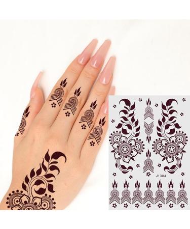 Fovolat Brown Lace Body Sticker | Waterproof Temporary Body Stickers Adhesive Body Stencils Markers For Shopping Reunions Club Nights Halloween - Buy Online on GoSupps.com