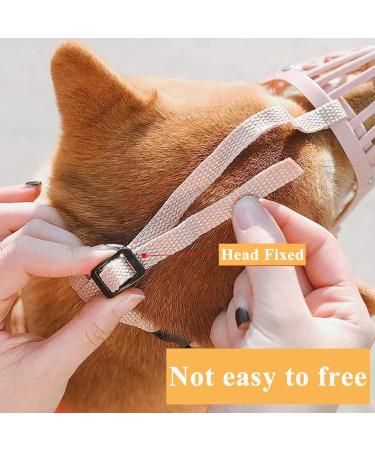 AidShunn Breathable Rubber Dog Muzzle for Small Puppy - Prevent Biting, Barking, Chewing & Licking - Adjustable Mouth Cover - Buy Online on GoSupps.com