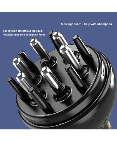 Scalp Massage Brush & Hair Oil Applicator - K Me Black | Premium Scalp Massager for Root Treatment & Head Massage - Buy Online on GoSupps.com