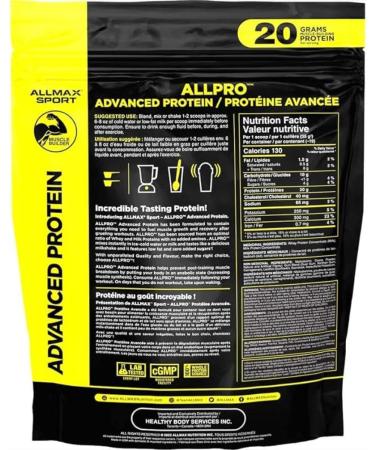 Allmax Sport Allpro Advanced Protein 100% Whey Protein (Chocolate 1.5 LB) Chocolate 1.5 LB - Buy Online on GoSupps.com