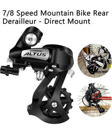 Huazu Altus RD-M310 7/8 Speed Rear Derailleur for Shimano - Mountain Bike Direct Mount - Buy Online on GoSupps.com