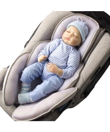 KAKIBLIN Infant Car Seat Insert - Head and Body Support Pillow for Baby Stroller - Purple - Buy Online on GoSupps.com