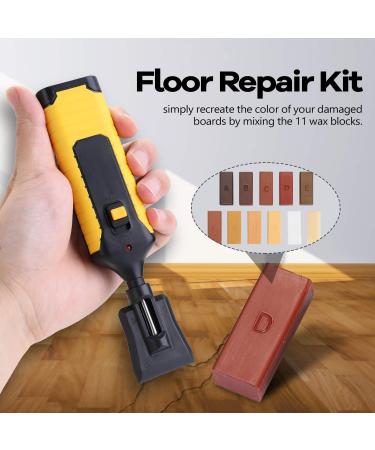 Ultimate Wood & Laminate Floor Scratch Repair Kit | 11-Color Wax Block & Tools for Furniture Mending - Buy Online on GoSupps.com