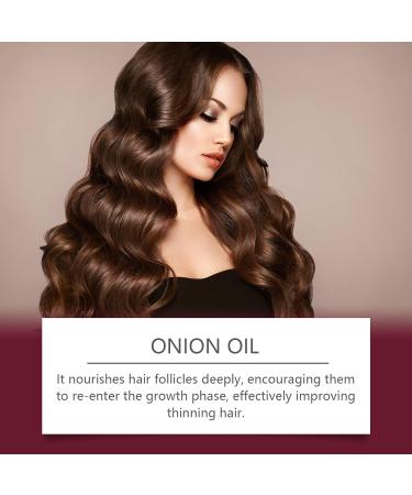 Huile capillaire l'oignon rouge QPJUVC 30 ml - S rum l'essence d'oignon bio pour la croissance des cheveux et le soin du cuir chevelu - Formule hydratante non grasse et l g re (5) - Buy Online on GoSupps.com