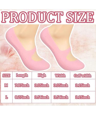 Jadive Silicone Moisturizing Socks for Men & Women - Anti-Riss Foot Care Prevent Peeling 3 Pairs - Buy Online on GoSupps.com