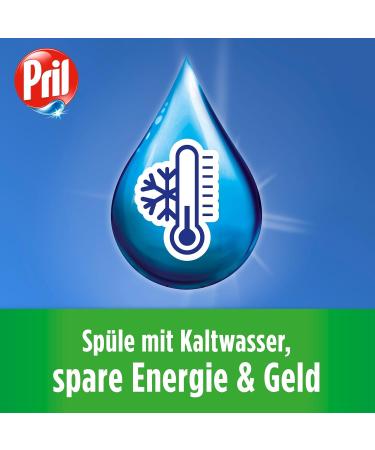 Pril Mix & Clean Concentrate Hand Dishwashing Detergent 12x120ml | 82% Less Plastic Powerful Fat Removal Effective in Cold Water - Buy Online on GoSupps.com