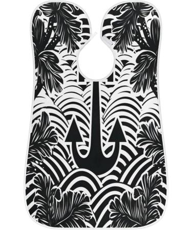 Sea Anchor Coconut Tree Beard Bib Apron - Beard Hair Catcher for Men | Perfect Father's Day & Anniversary Gift | Includes 2 Suction Cups - Buy Online on GoSupps.com