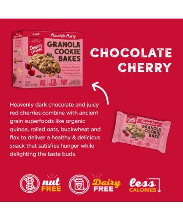 Cooper Street Cookies Chewy Granola Bakes Chocolate Cherry 48 Count - Pack of 1 - Buy Online on GoSupps.com